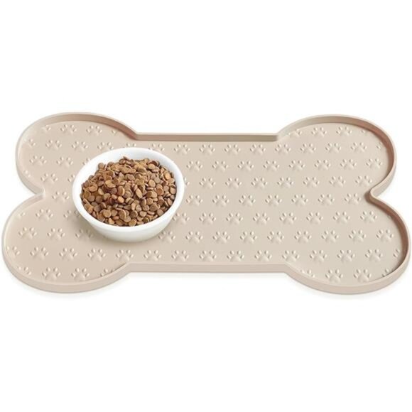 Other - Dog Food Mat Anti-Slip Silicone Dog Bowl Pet Placemat Waterproof Cat Feeder Pad